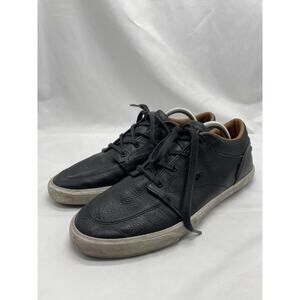 Lacoste Men's‎ Bayliss Leather Sneakers Black White Sz 11